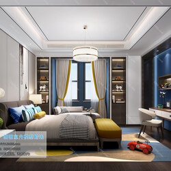 3D66 2019 Bedroom Modern style A001 
