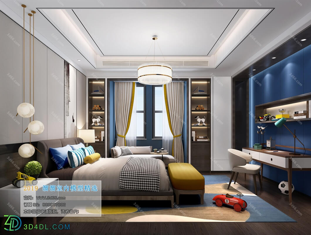 3D66 2019 Bedroom Modern style A001