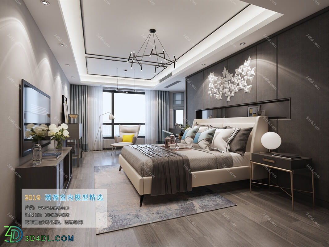 3D66 2019 Bedroom Modern style A004