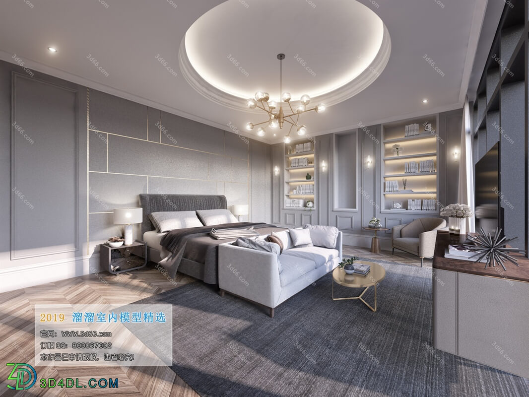 3D66 2019 Bedroom Modern style A006