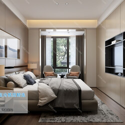 3D66 2019 Bedroom Modern style A008 
