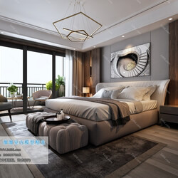 3D66 2019 Bedroom Modern style A009 