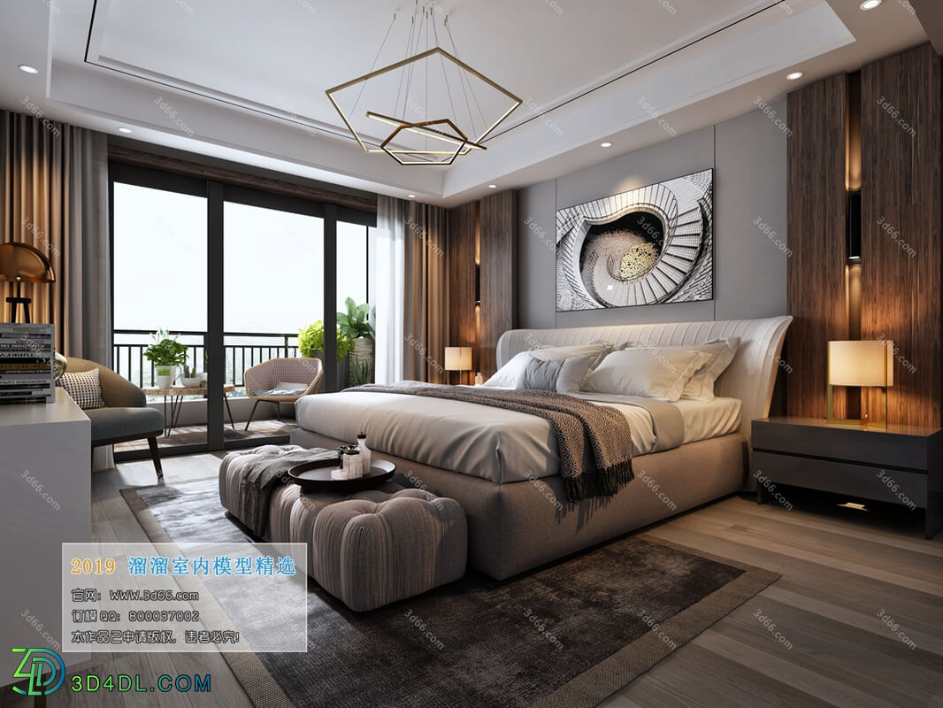 3D66 2019 Bedroom Modern style A009