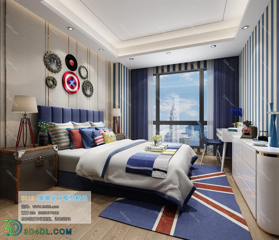 3D66 2019 Bedroom Modern style A012