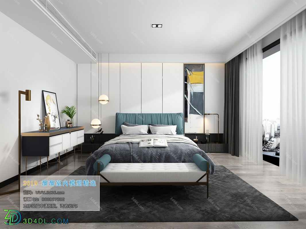 3D66 2019 Bedroom Modern style A013