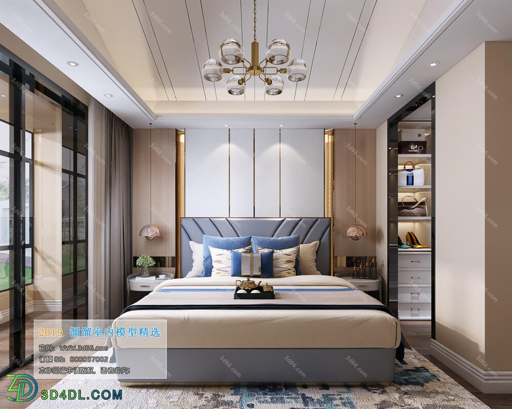 3D66 2019 Bedroom Modern style A014