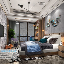 3D66 2019 Bedroom Modern style A023 