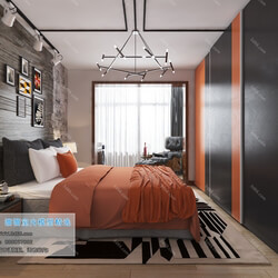 3D66 2019 Bedroom Modern style A025 