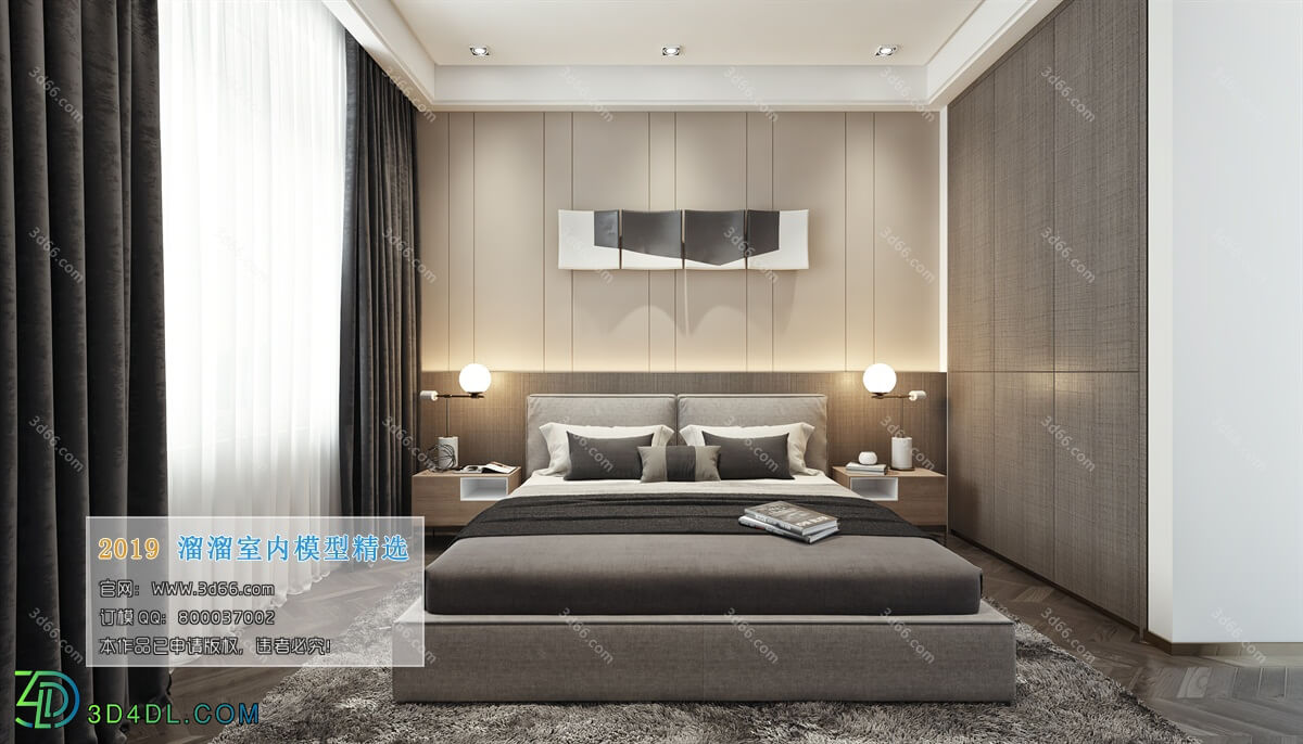 3D66 2019 Bedroom Modern style A026