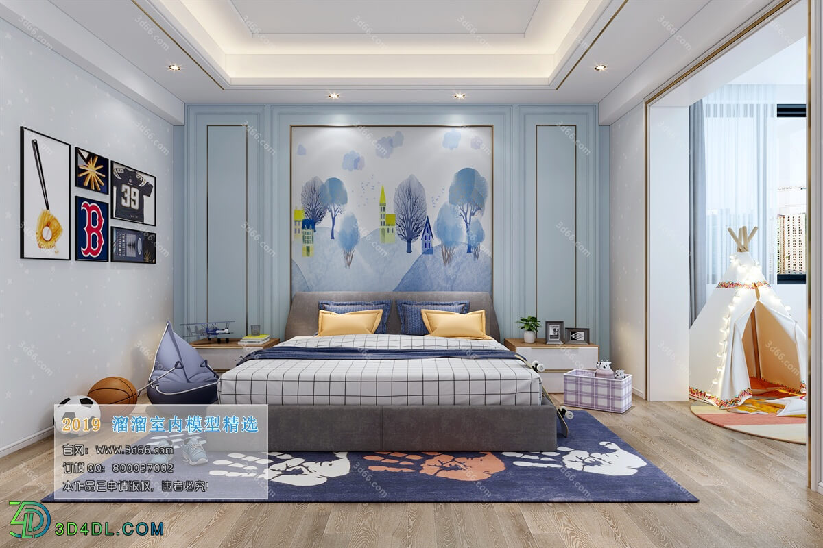 3D66 2019 Bedroom Modern style A028