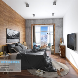 3D66 2019 Bedroom Modern style A035 