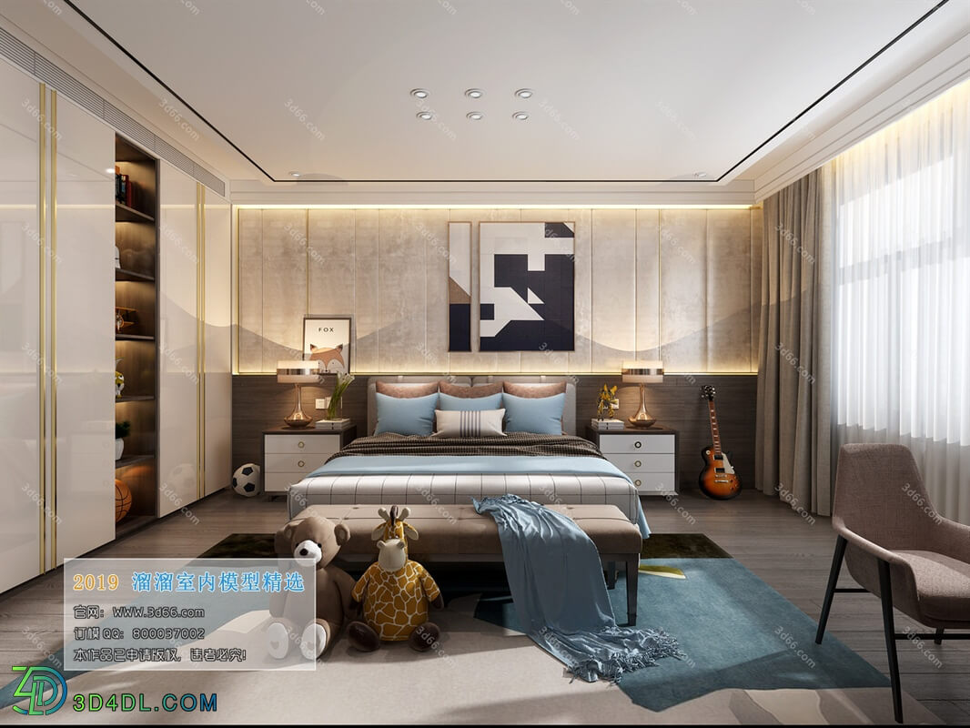 3D66 2019 Bedroom Modern style A036
