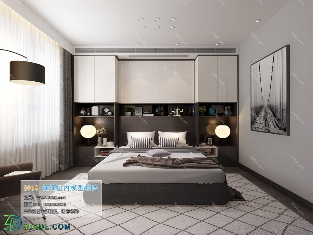 3D66 2019 Bedroom Modern style A037