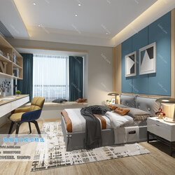 3D66 2019 Bedroom Modern style A039 