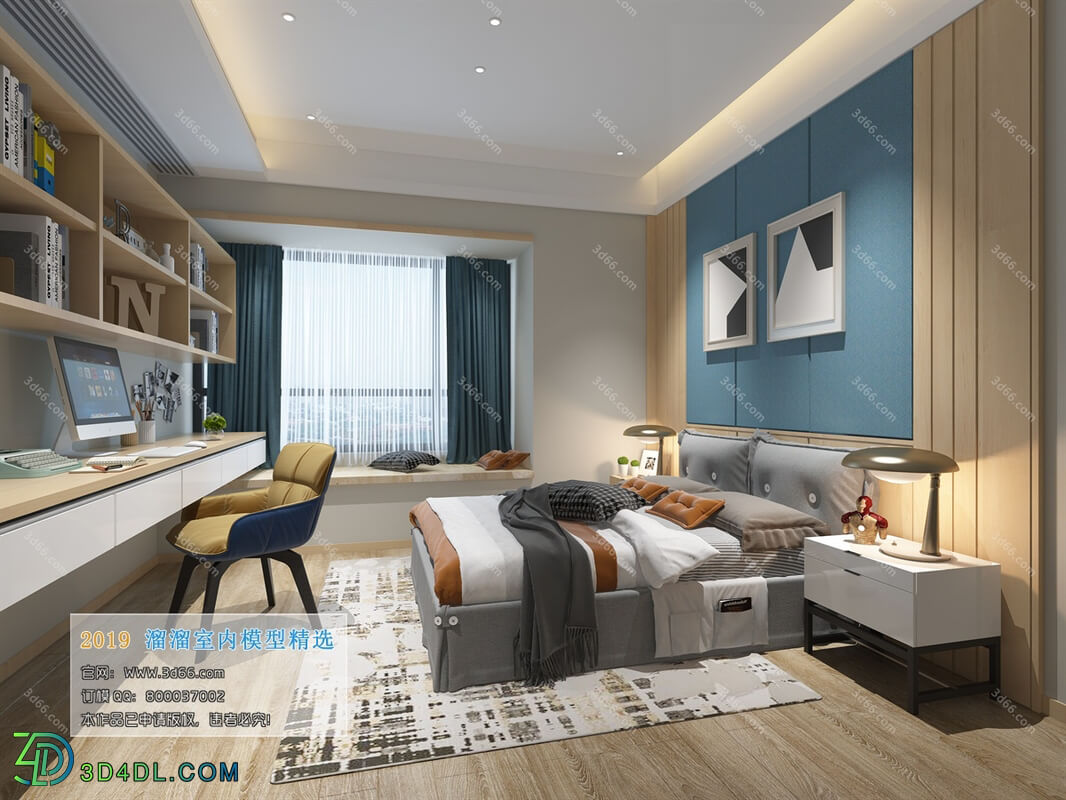 3D66 2019 Bedroom Modern style A039