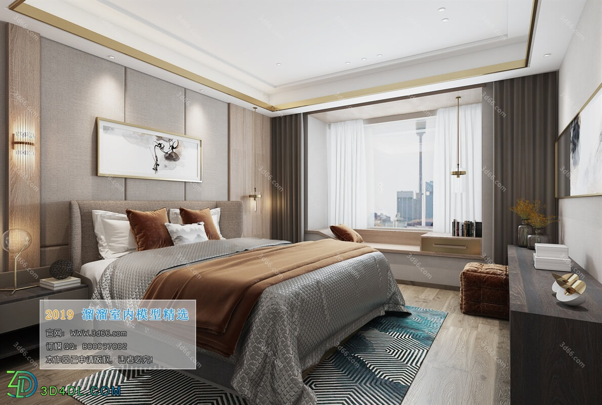 3D66 2019 Bedroom Modern style A040