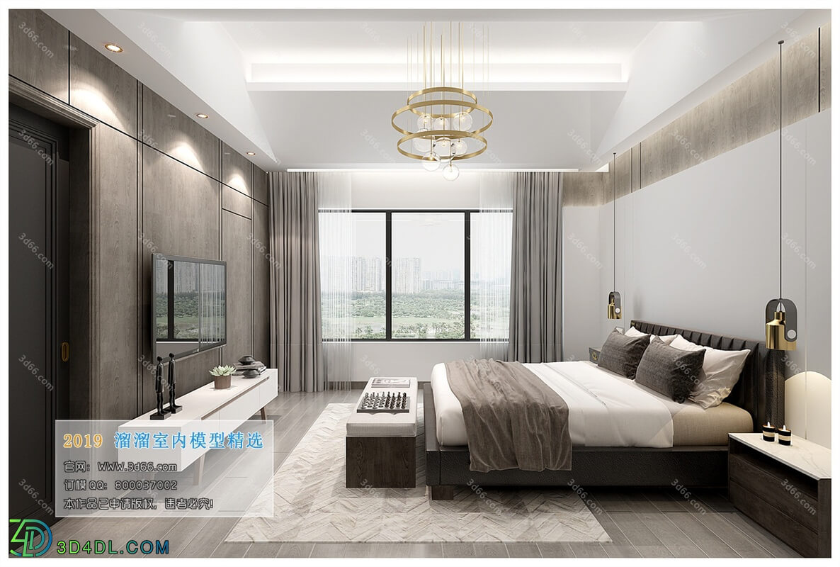 3D66 2019 Bedroom Modern style A042