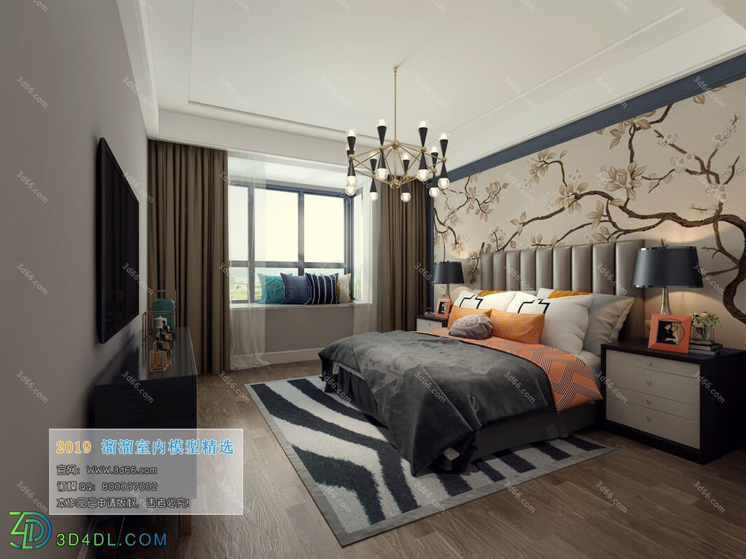 3D66 2019 Bedroom Modern style A045