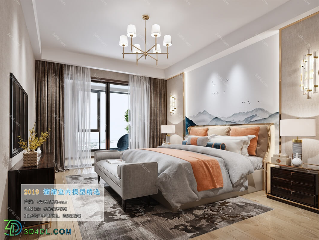 3D66 2019 Bedroom Modern style A051