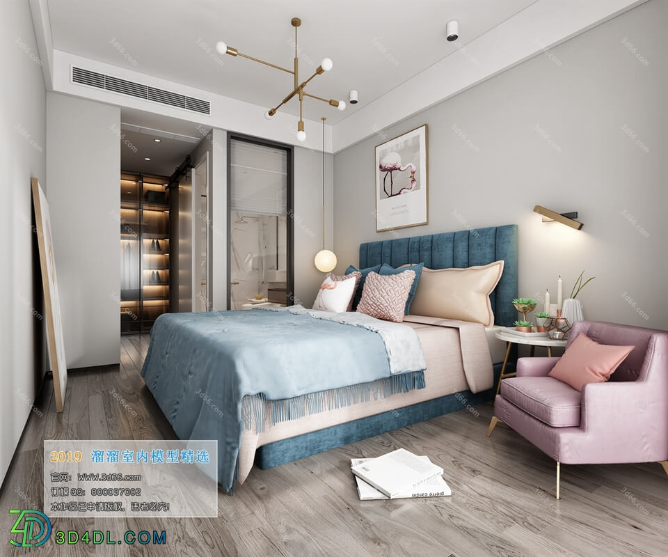 3D66 2019 Bedroom Modern style A053