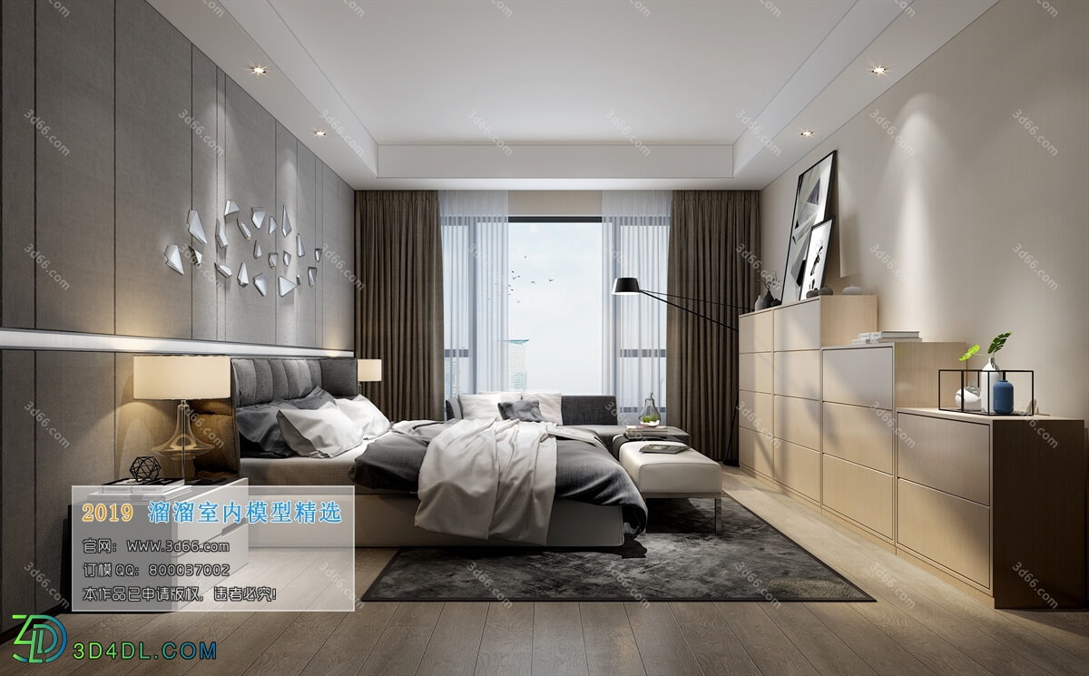 3D66 2019 Bedroom Modern style A055