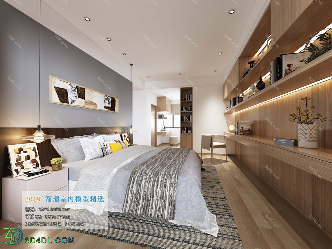 3D66 2019 Bedroom Modern style A056