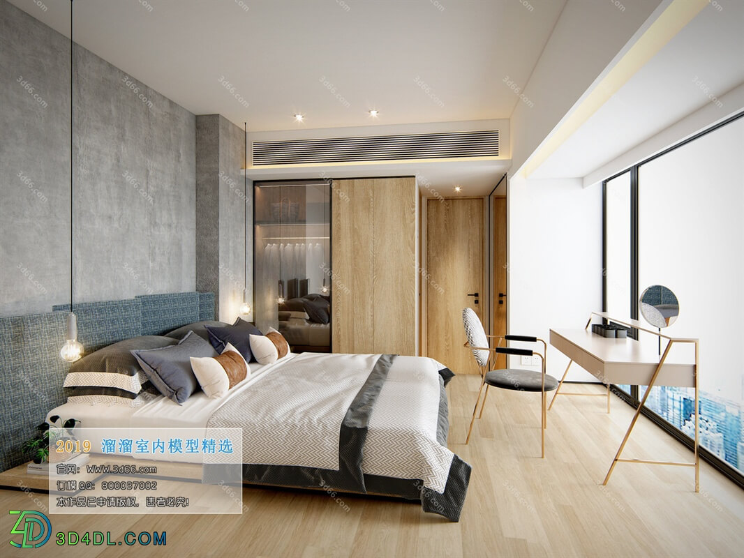 3D66 2019 Bedroom Modern style A057