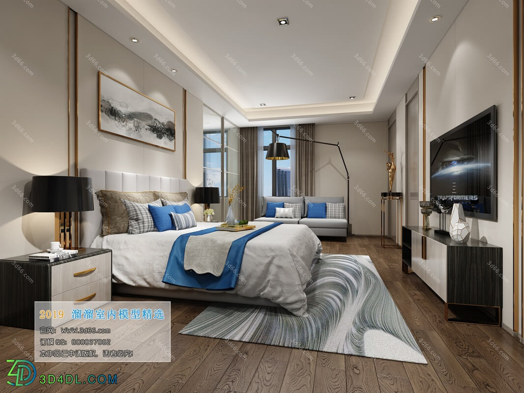 3D66 2019 Bedroom Modern style A062