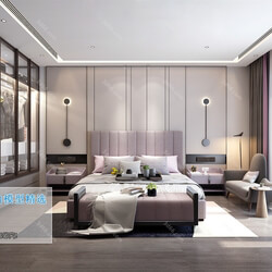 3D66 2019 Bedroom Modern style A063 