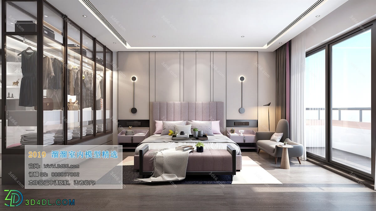 3D66 2019 Bedroom Modern style A063