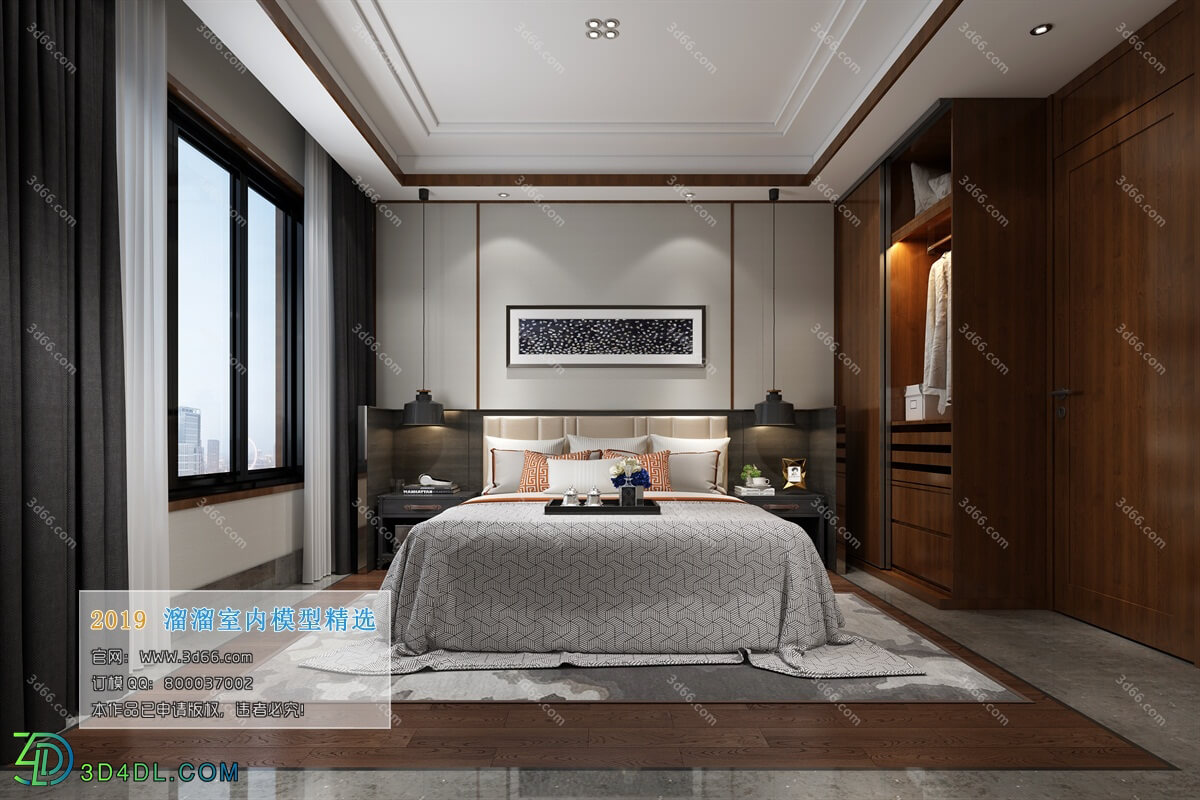 3D66 2019 Bedroom Modern style A064