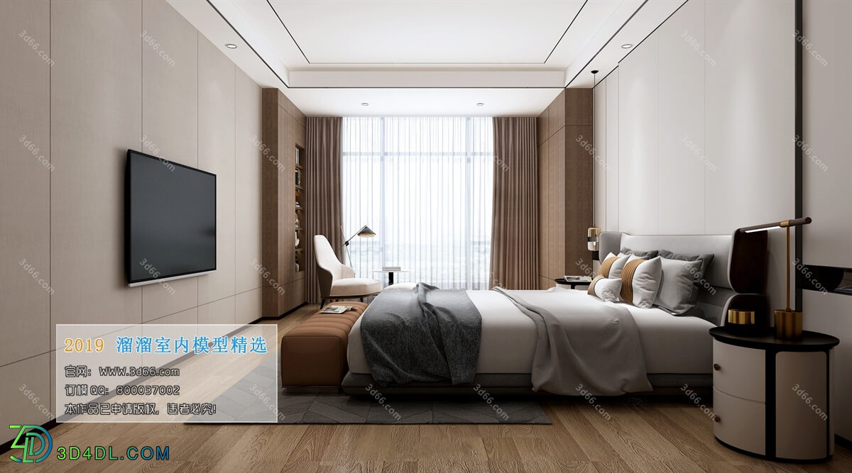 3D66 2019 Bedroom Modern style A066