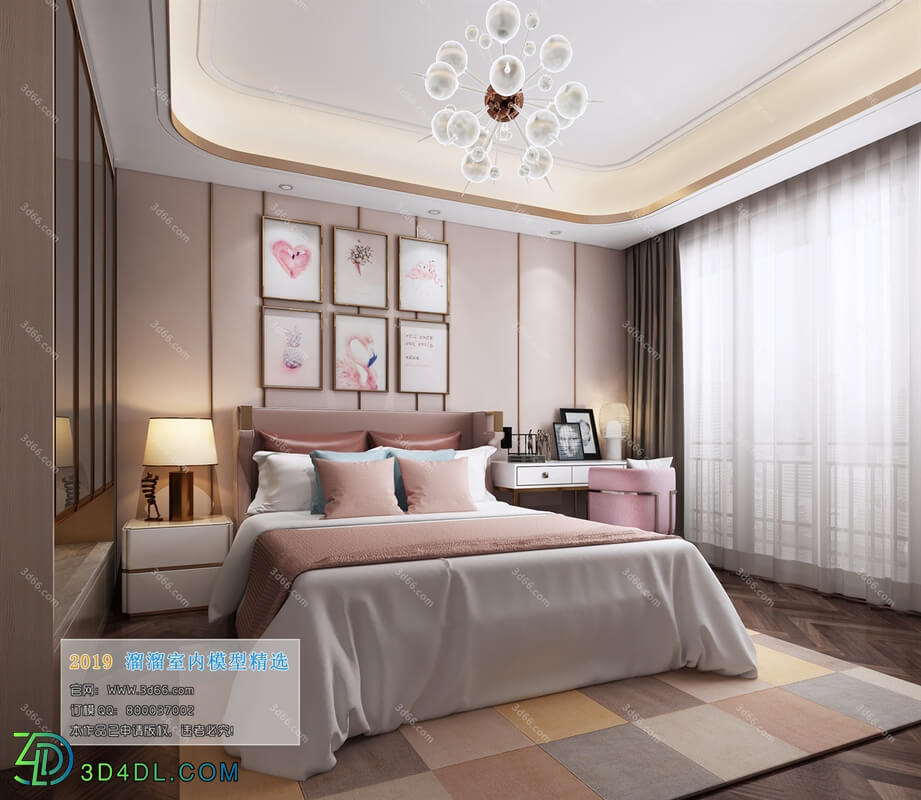 3D66 2019 Bedroom Modern style A068