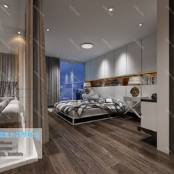 3D66 2019 Bedroom Modern style A069 