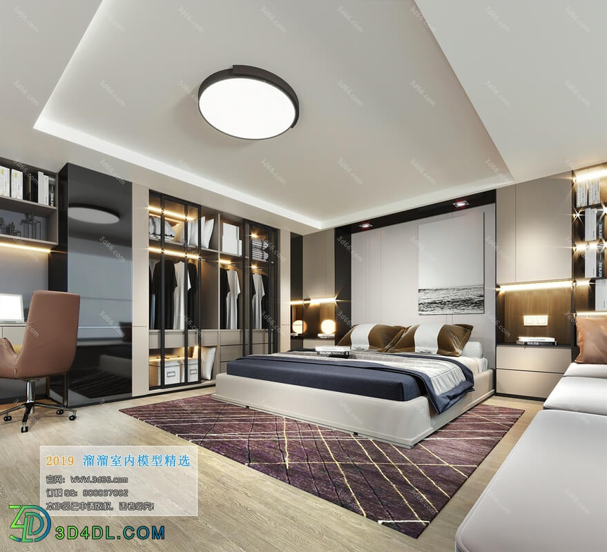 3D66 2019 Bedroom Modern style A074