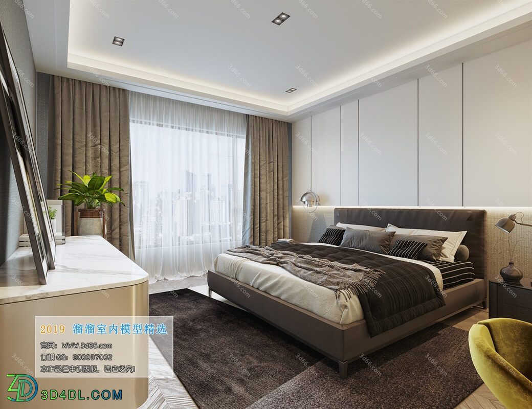 3D66 2019 Bedroom Modern style A075