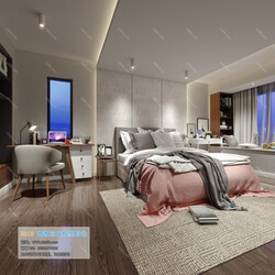 3D66 2019 Bedroom Modern style A078 