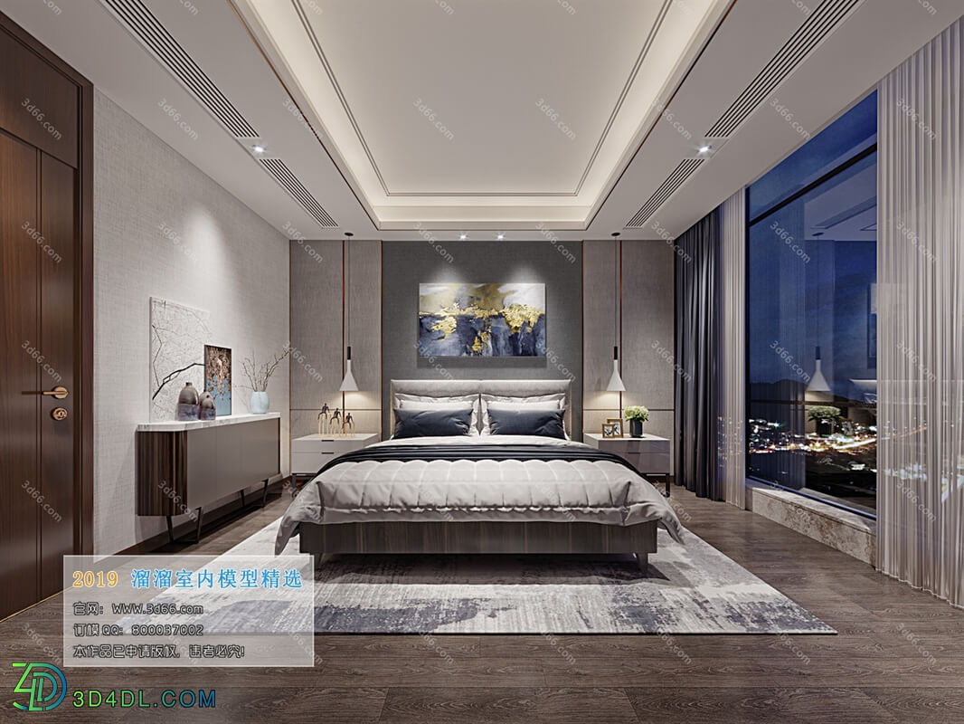 3D66 2019 Bedroom Modern style A083