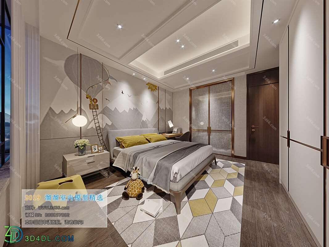 3D66 2019 Bedroom Modern style A084