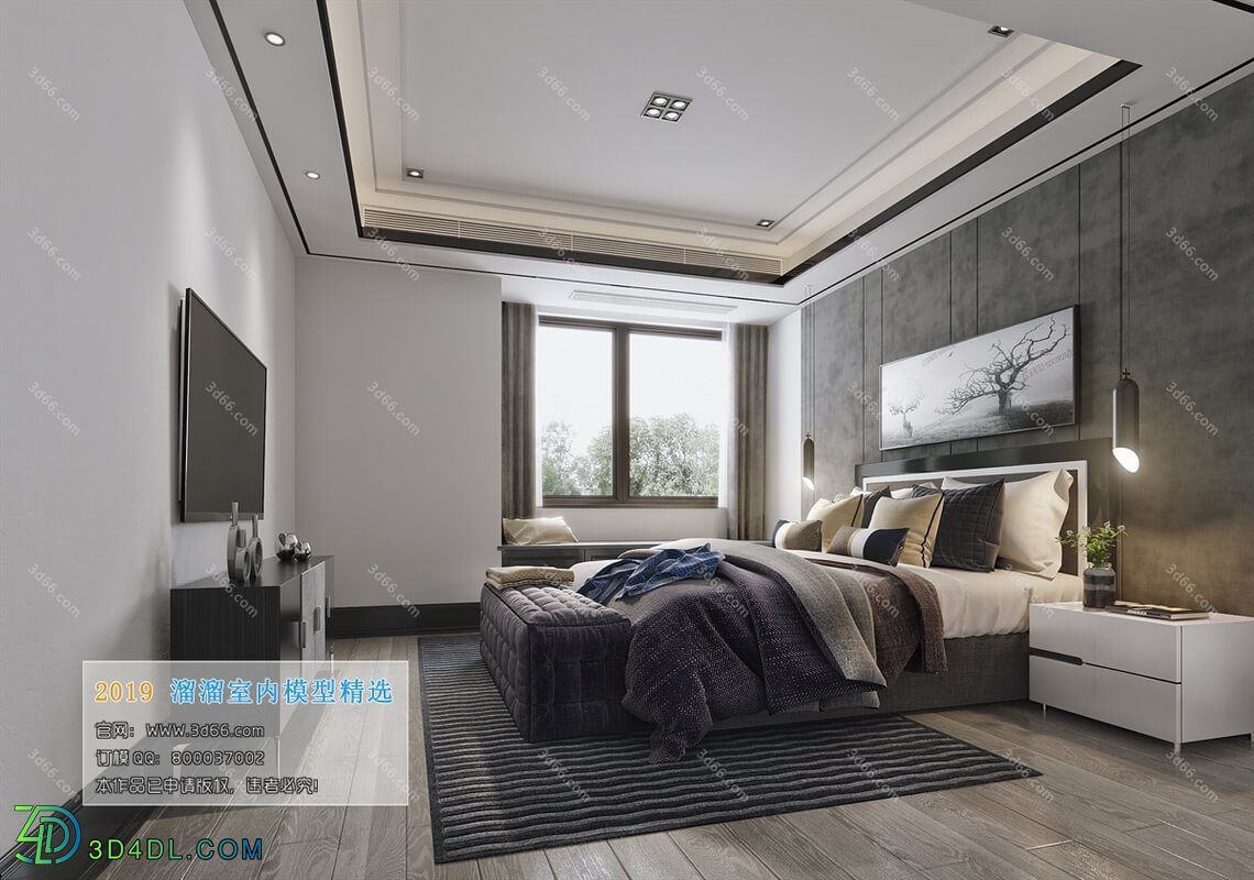 3D66 2019 Bedroom Modern style A096