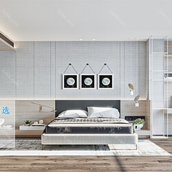 3D66 2019 Bedroom Nordic style M004 