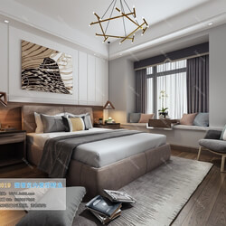 3D66 2019 Bedroom Nordic style M006 