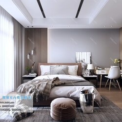 3D66 2019 Bedroom Nordic style M009 
