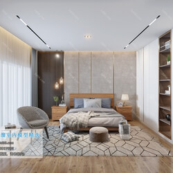 3D66 2019 Bedroom Nordic style M011 