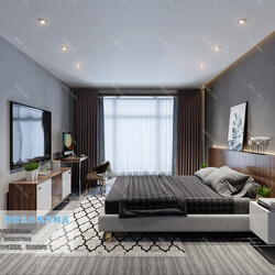 3D66 2019 Bedroom Nordic style M012 