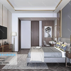 3D66 2019 Bedroom Nordic style M013 