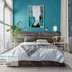 3D66 2019 Bedroom Nordic style M018 