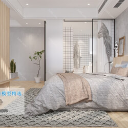 3D66 2019 Bedroom Nordic style M021 