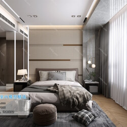 3D66 2019 Bedroom Nordic style M022 