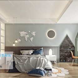 3D66 2019 Bedroom Nordic style M024 